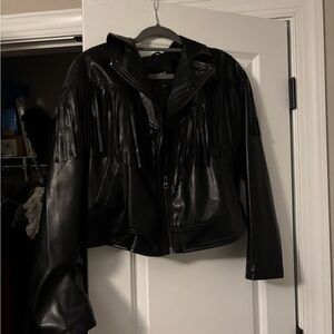 NWT fringe jacket